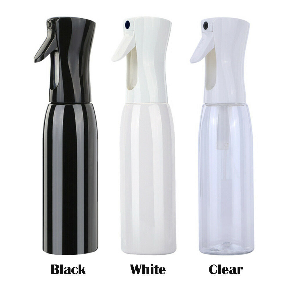 Continue Spray Bottle (500ml) for Hair Styling, Salon, Barber, Gardening Black