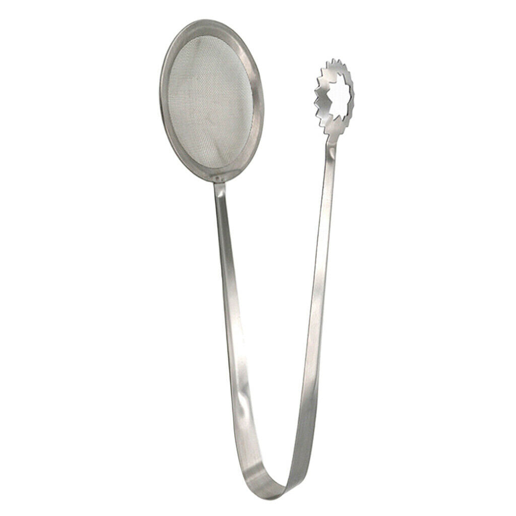 2 pieces Food Clip Fryer Strainer BBQ Serving Tongs Frying Colander Filter