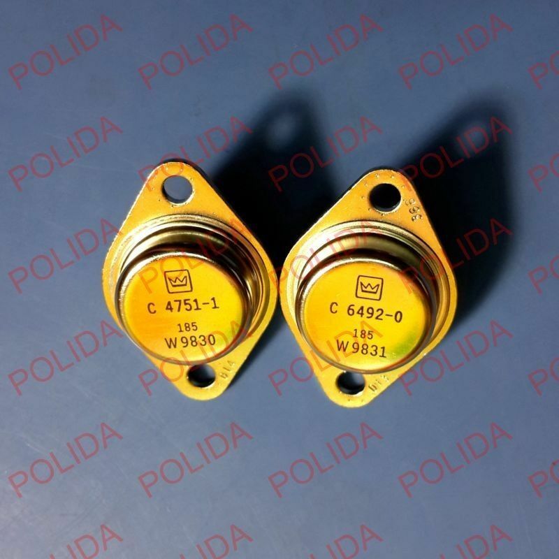 1pairs OR 2PCS Transistor Crown TO-3 C4751-1/C6492-0 C4751/C6492