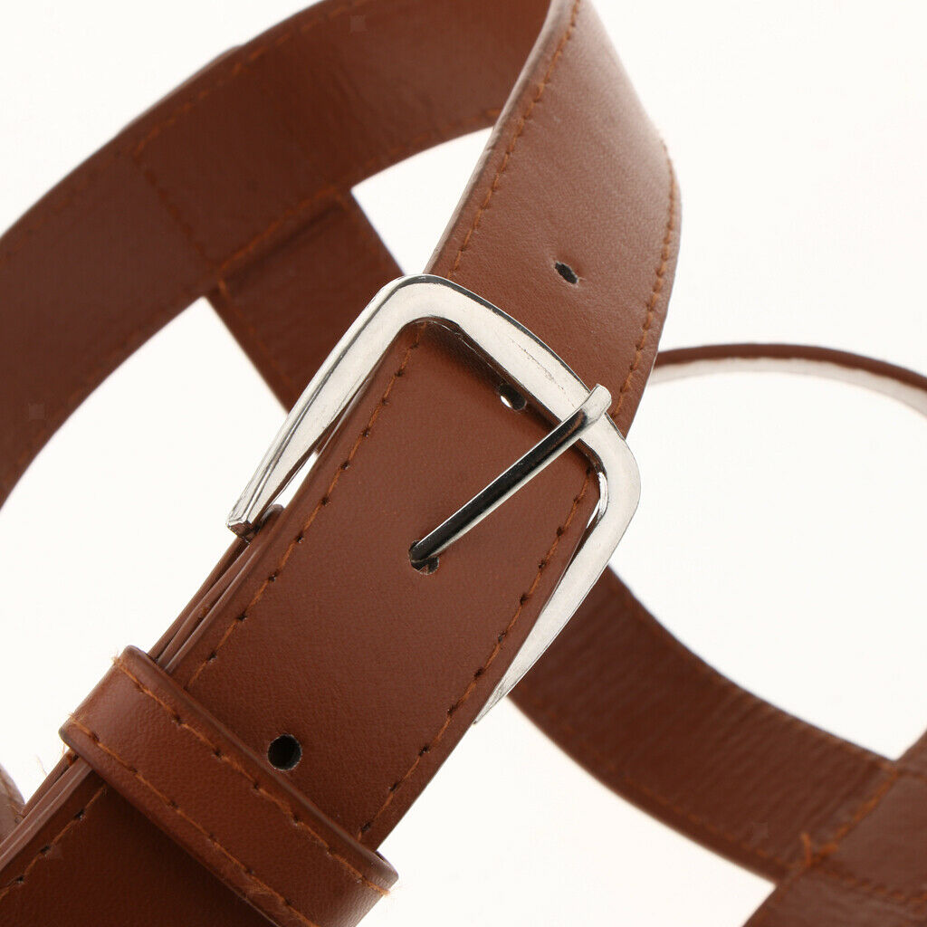 Premium Heavy Duty Leather Carrying Strap Belt for Rug Mat Blanket Holder