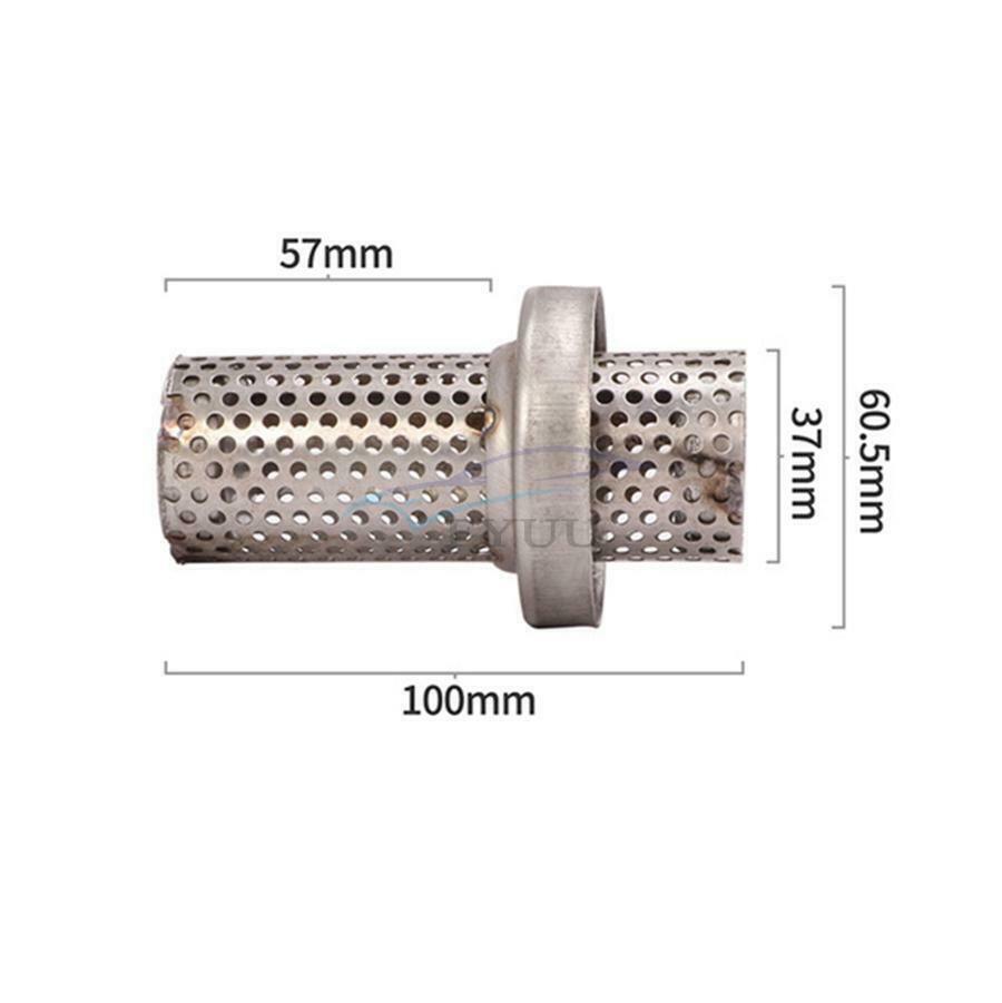 1PCS 61mm /100mm Universal Stainless Steel Motorcycle Exhaust Pipe Silencer
