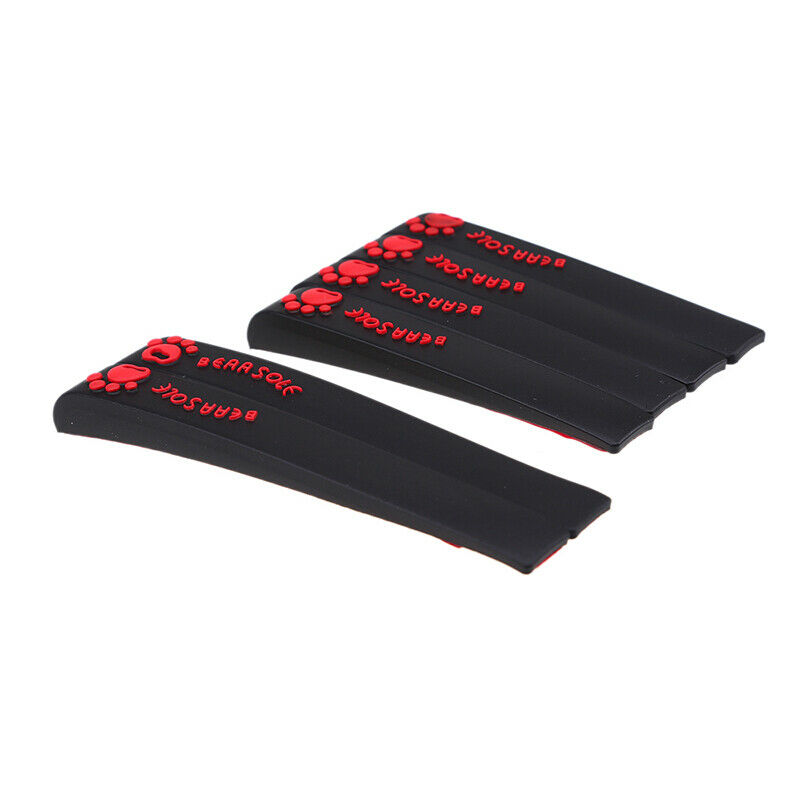 6X Black Car Door Edge Guards Trim Molding Protection Strip Scratch Protector