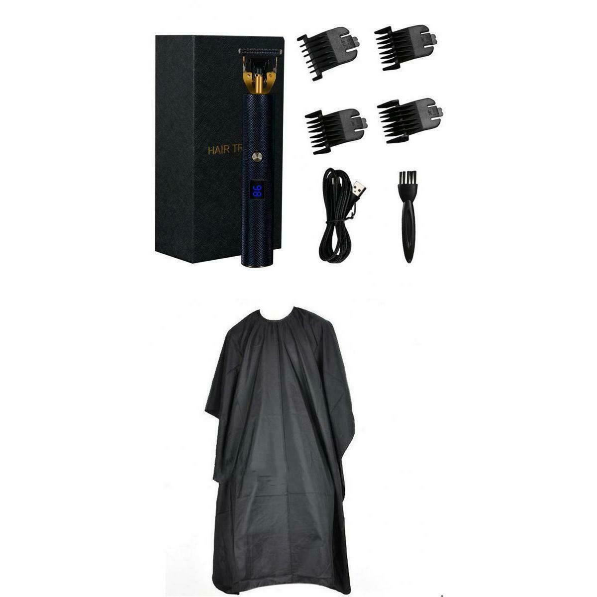 Hair Cut Trimmer Men T-blade Grooming Clippers USB Charging