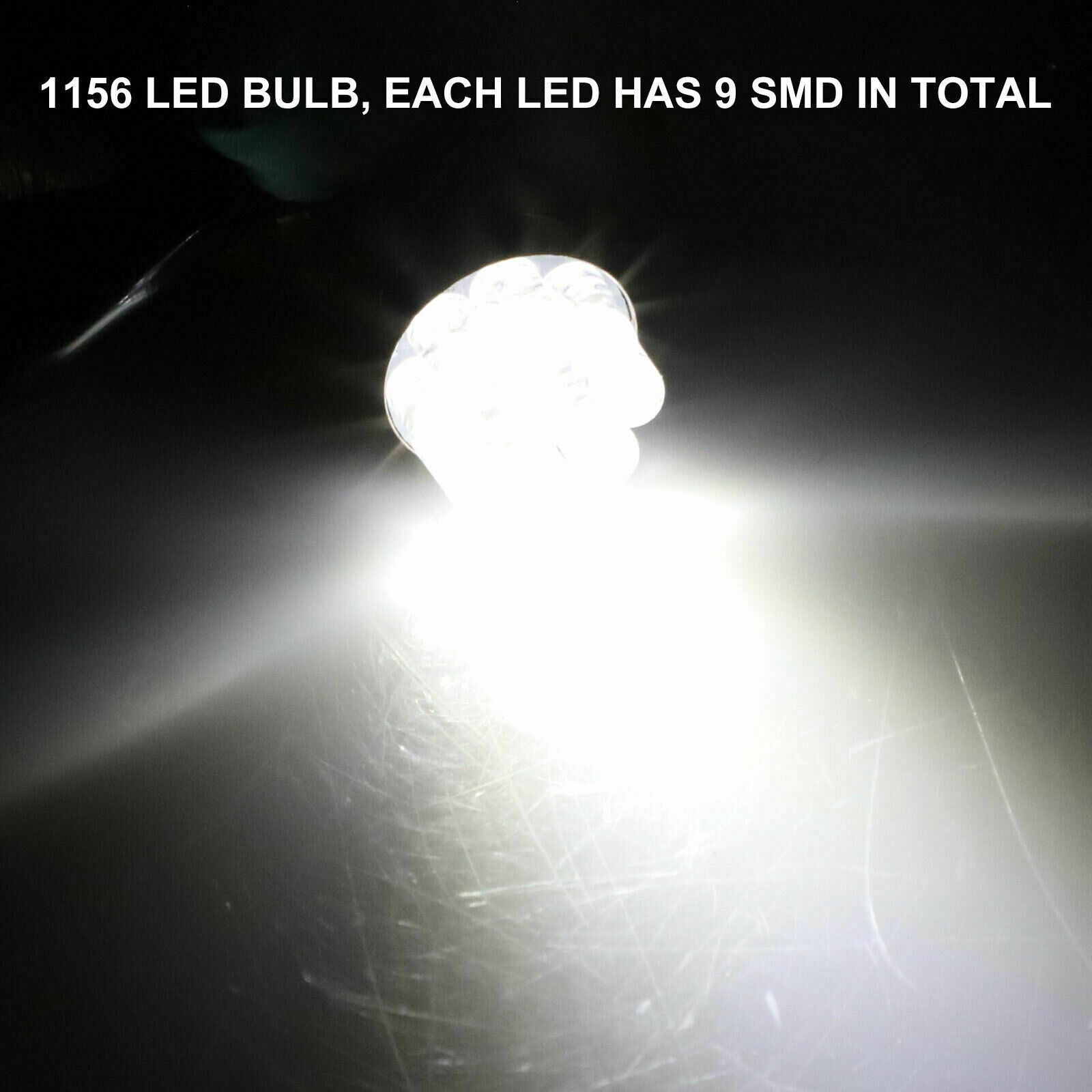20PCS Super White 1156 BA15S 1141 RV Camper Trailer LED Interior Light Bulbs 12V