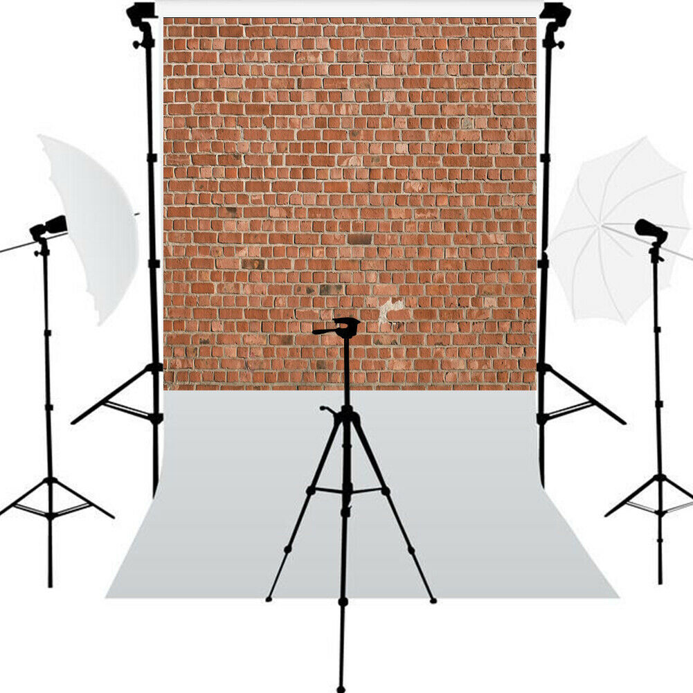 Rustic Red Brick Background Cloth Decoration Photography Props Backdrop  @