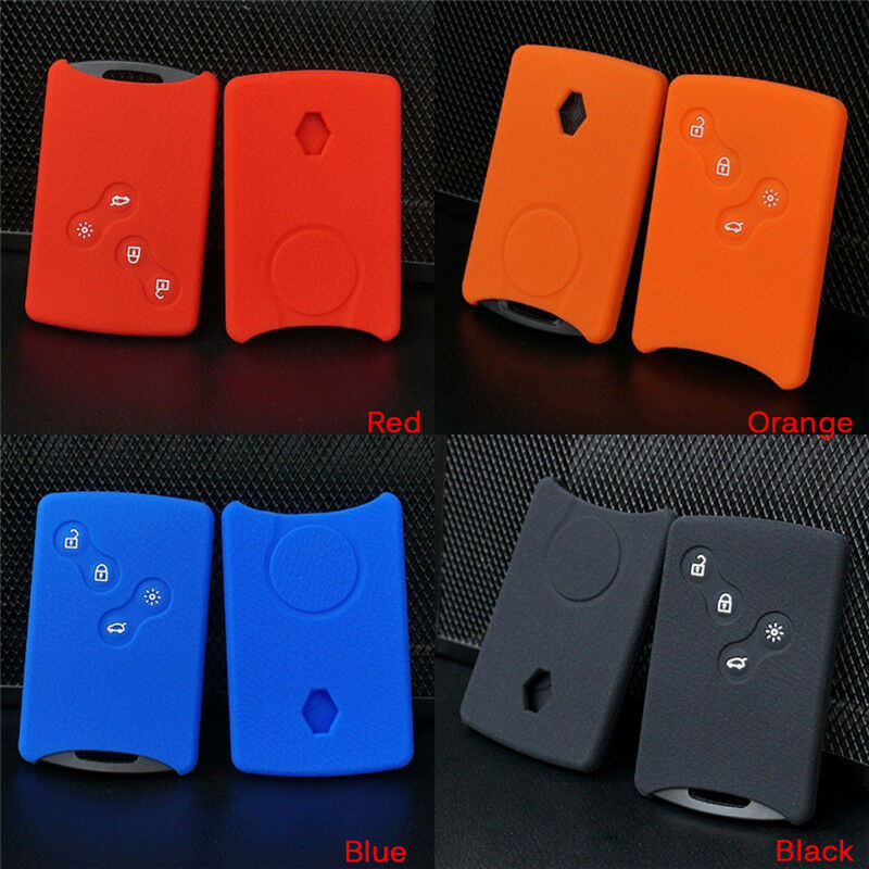 Silica Gel Car key Cover Case Protector for Renault Clio Logan Megane 2 lji Tt