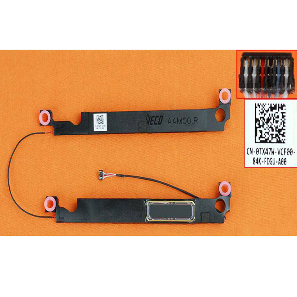 Internal Laptop Speakers For Dell XPS 15 9550 Left Right 0TX47W Replacement
