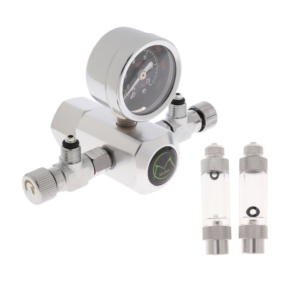 W21.8 Aquarium carbon dioxide CO2 regulator Pressure reducer Bubble counter