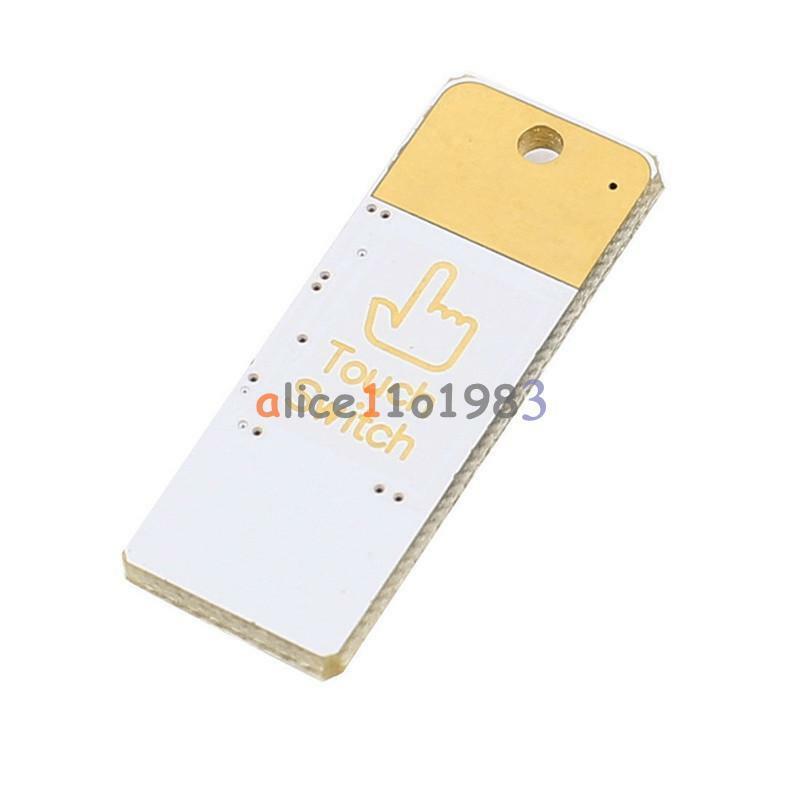 5PCS Bulb Card Lamp Keychain White Pocket Mini USB Touch switch 4LED Night Light