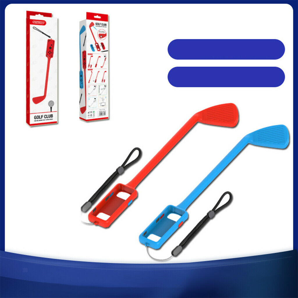 New Golf Clubs Hand Grip For Nintendo Switch Joy-Con Mario Golf Game