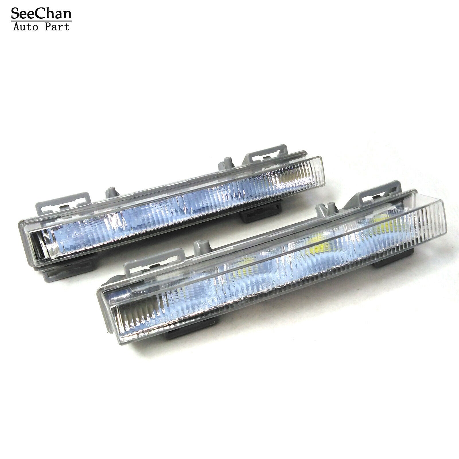 Pair LED Daytime Running Light Lamp Fit Mercedes 2012-15 ML-Class 13-15 GL-Class
