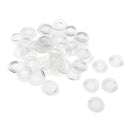 Small Clear Rubber Bumpers (Set of 100) â€“ Door Stoppers Wall Protectors Rubber