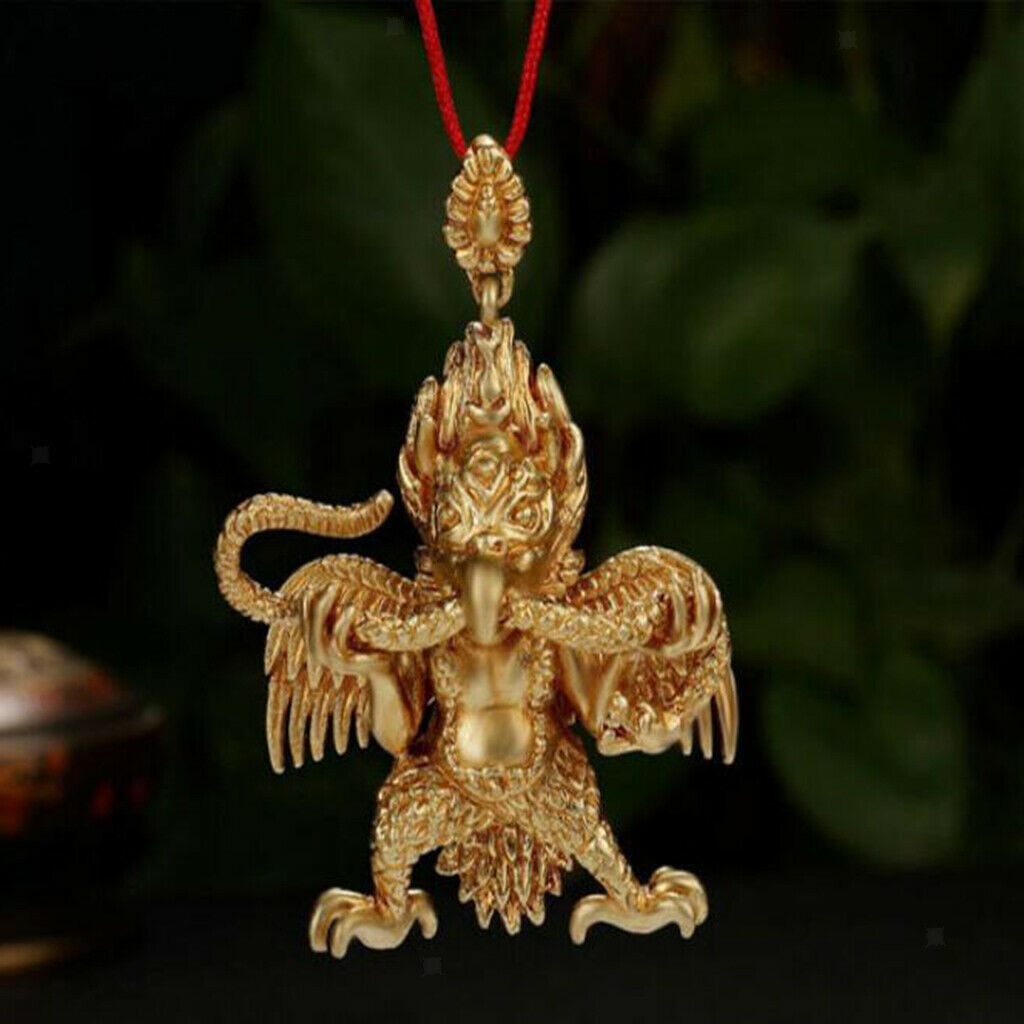Metal Thai Garuda Handmade Charm Necklace Pendant Collectibles Accessory