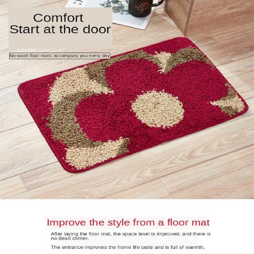 Flower Small Indoor Home Bedroom Hotel Doormat Floor Mat Kitchen Carpet