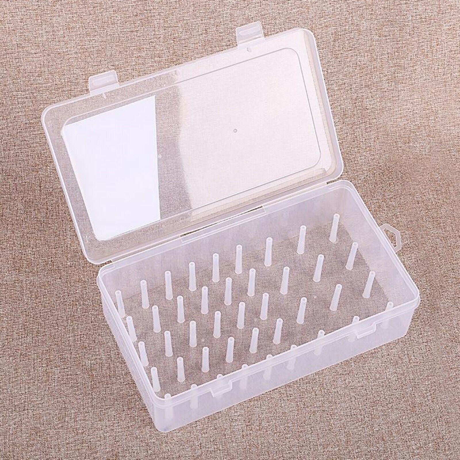 Portable Empty Case Holder Box Container 42 Spools Pole for Sew Threads Storager