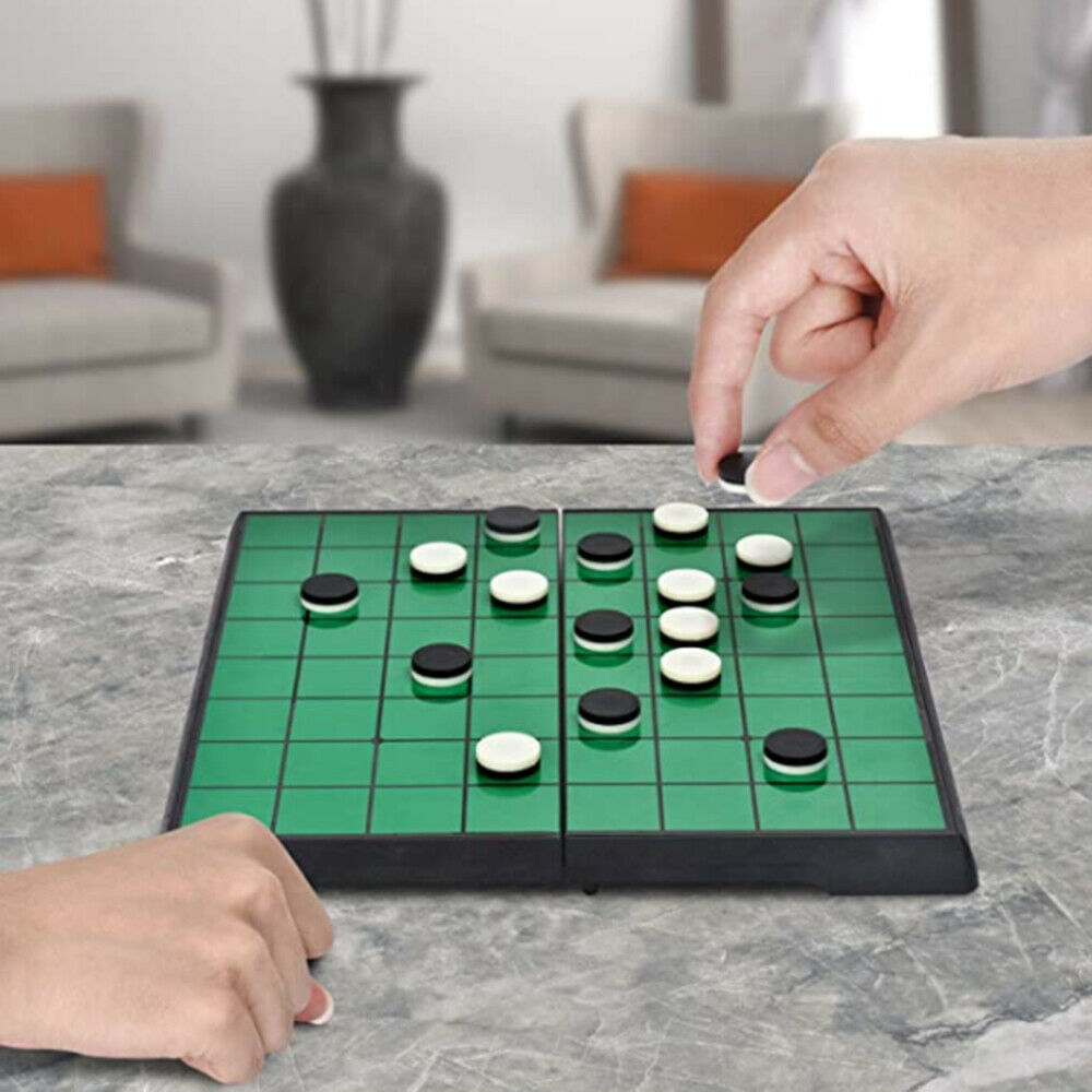 Magnetic Portable Flip Chess Folding Reversi Othello Board Chess Standard Game