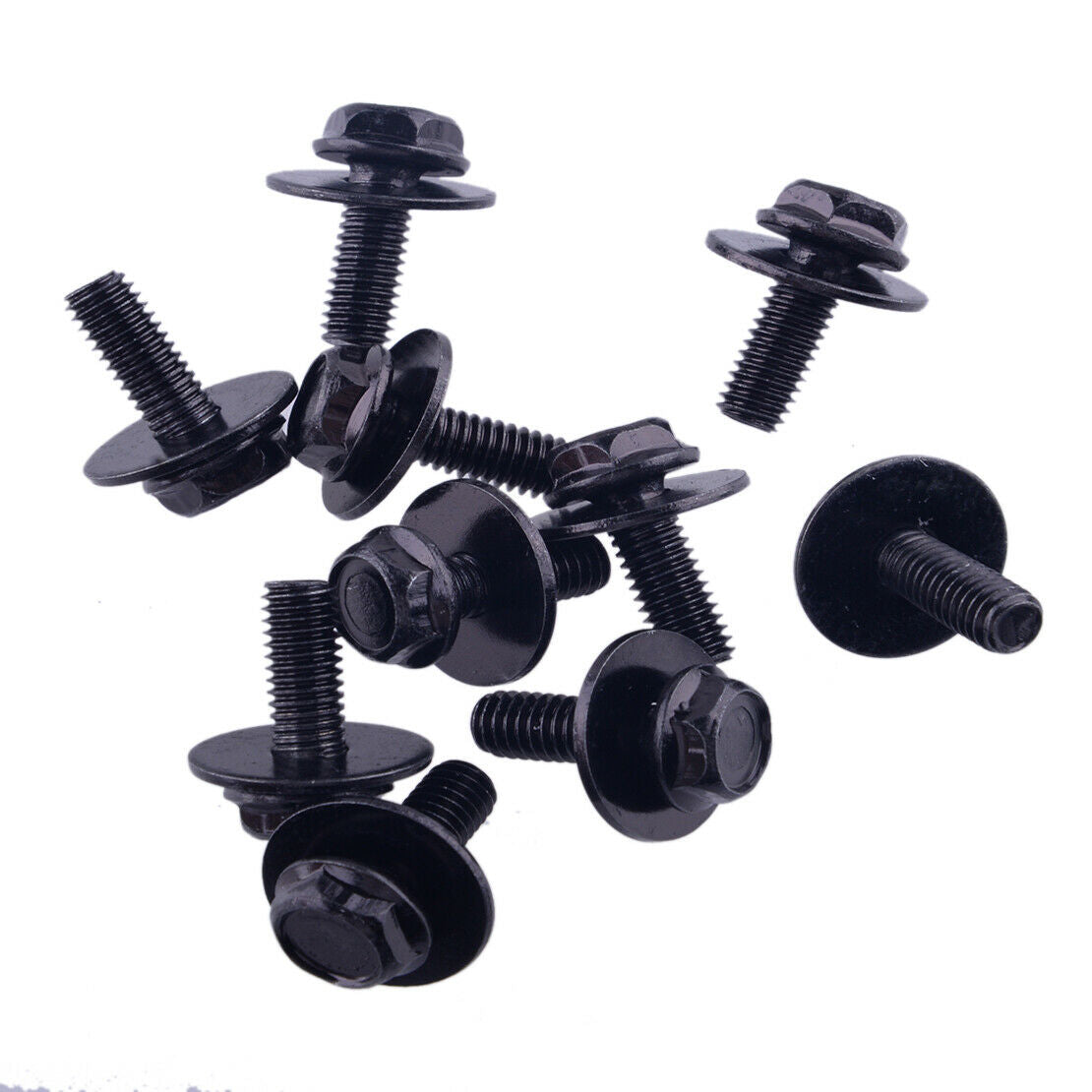 35x Car Engine Splash Shield Body Bolts Screws Fender Bumper Clip Rivets Set A4