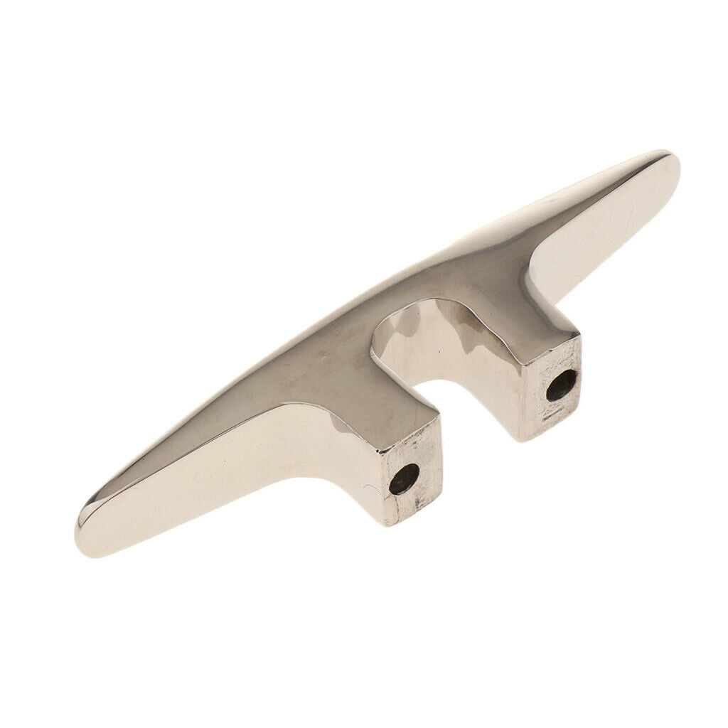 Stainless Steel Mooring Cleat for Marine Boat Polished Rope Cleat