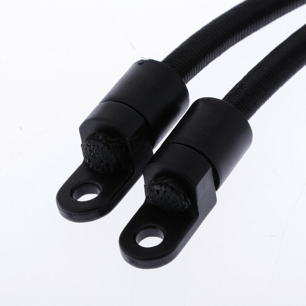 2pcs Kayak Paddle Holder Keeper Fishing Rod Shock Cord Tether with J Hook