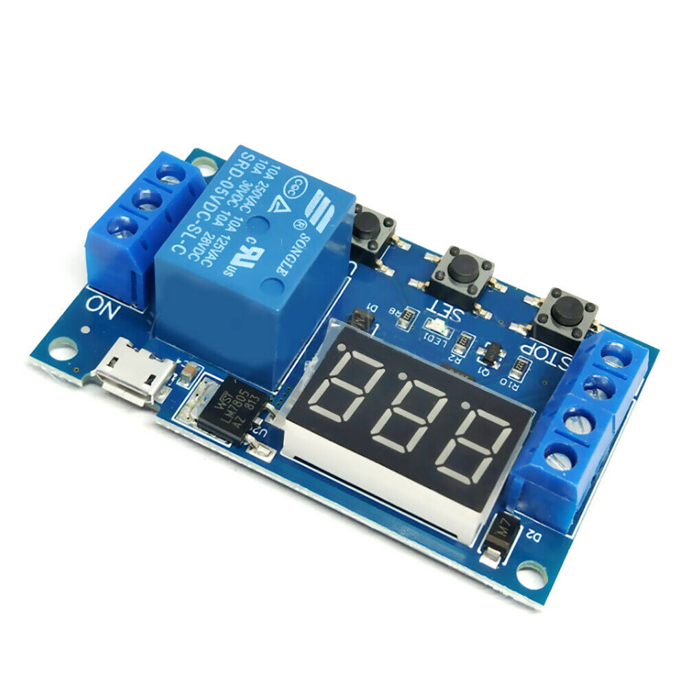 6V-30V Adjustable Relay Module Switch Trigger Time Delay Circuit Timer