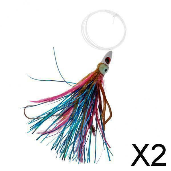 2X Big Game Saltwater Trolling Lures Marlin,Mahi,Dolphin,,Sailfish 20G with eye