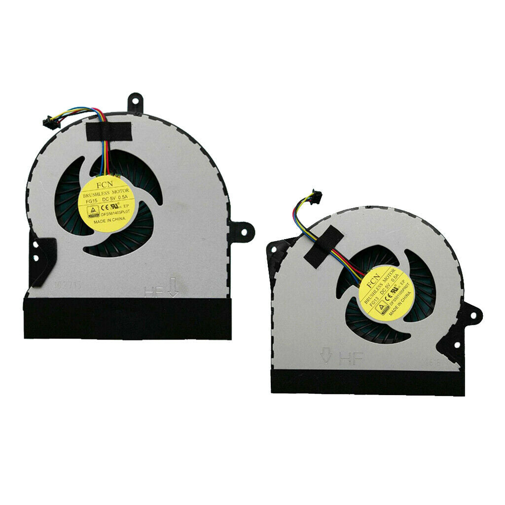 2Pcs For ASUS G751 G751J G751M G751JY G751JM G751JT CPU Fan Left+Right
