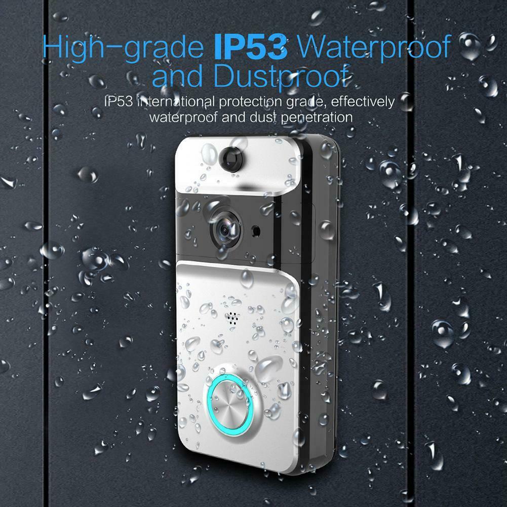 Smart Wireless WiFi Home Security DoorBell Camera Phone Video Door Intercom @