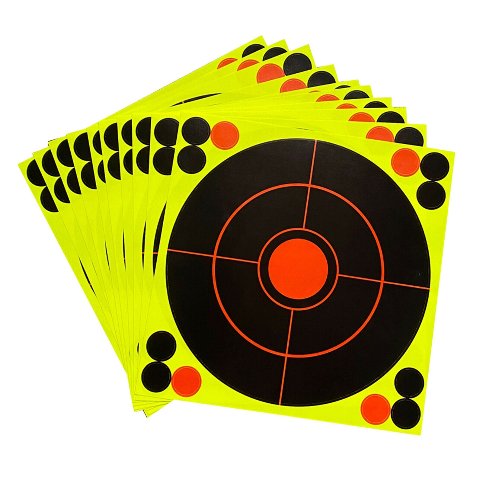10Pcs Shooting Paper Target Splatter Targets Aim Trainer Splash Accessories