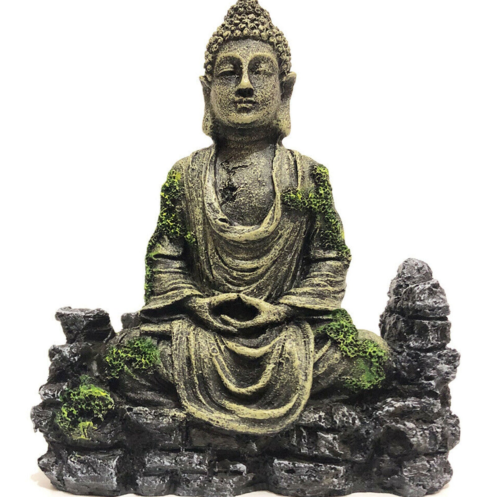 New Aquarium Buddha Statue Sculpture Decorations - Fish Tank Buddha Statue