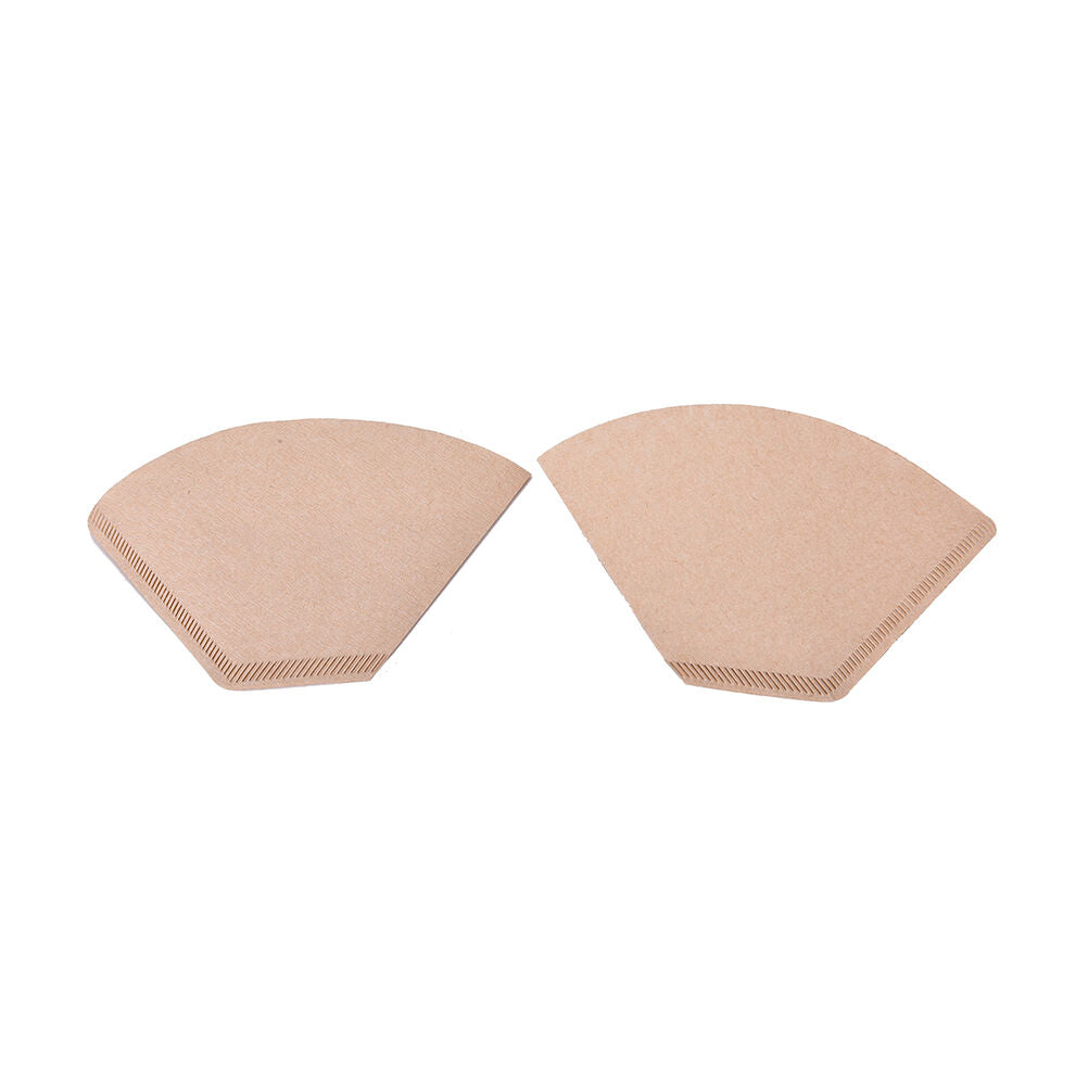 100x  Coffee Paper Filter for Coffee Hand-poured Coffee Filter Drip 2-4 Cup W Lt