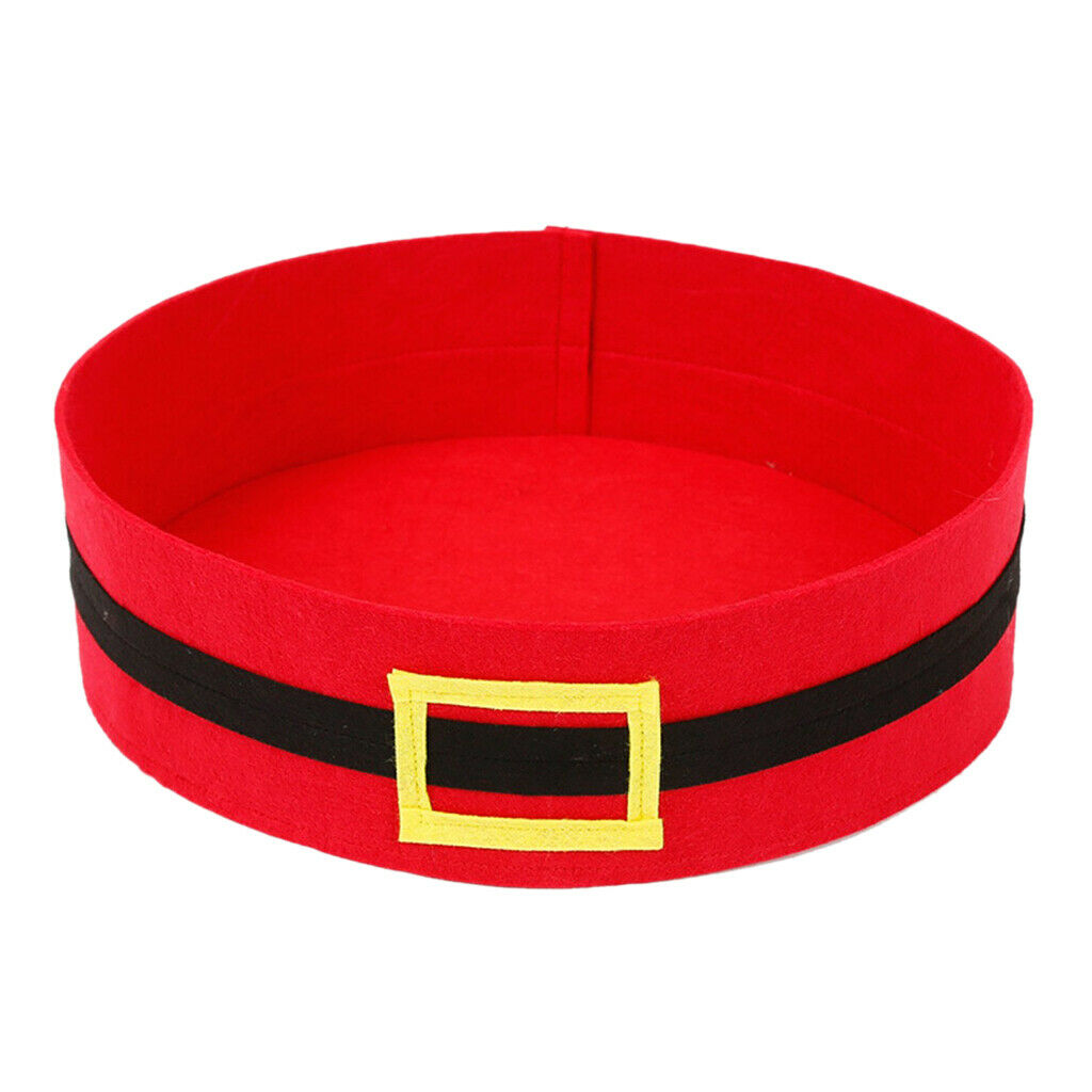Christimas Cat Sleeping Bed Halloween Small Pet Cozy Bed Nest for Pet Red