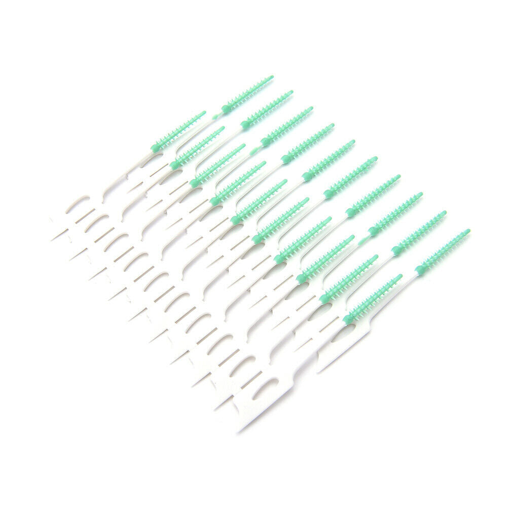 Practical Teeth Oral Care 20PCS Clean Interdental Floss Brushes Dental Tool TDD