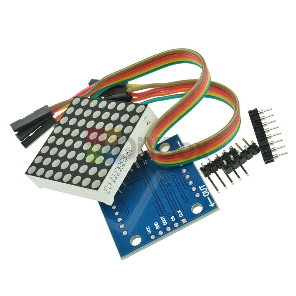 5Pcs 5V MAX7219 Dot Matrix Module Arduino Microcontroller Dislay Module DIY Kits