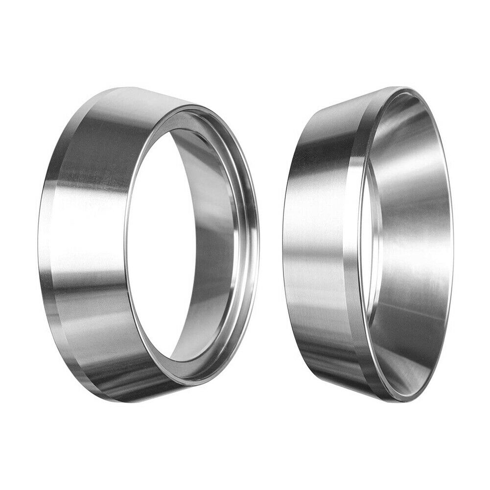 58mm Stainless Steel Italian Ring Coffee Powder Dosing Funnel Espresso Bowl US