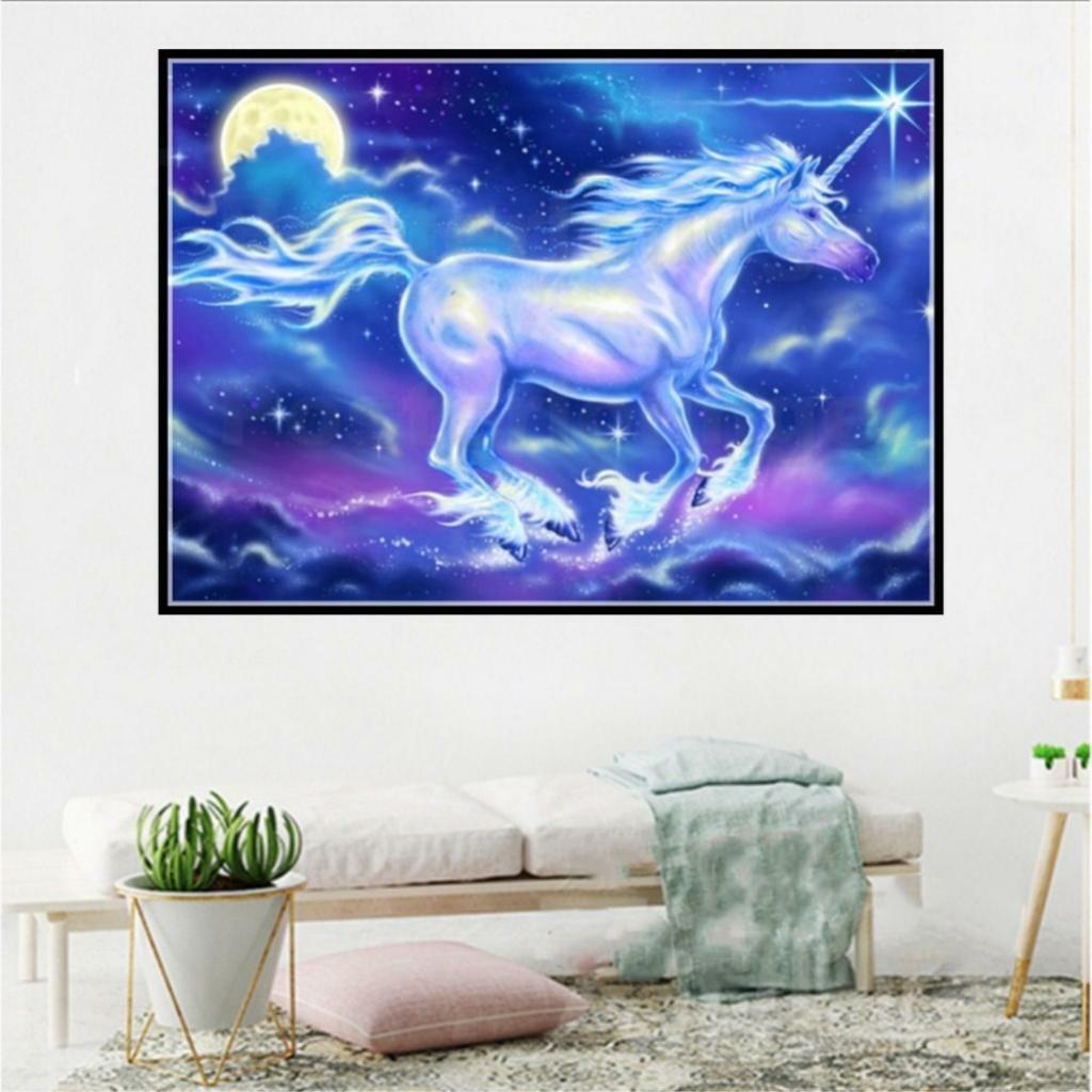 5D Diamond Embroidery Unicorns Painting DIY Paint By Number Kits Home Decor