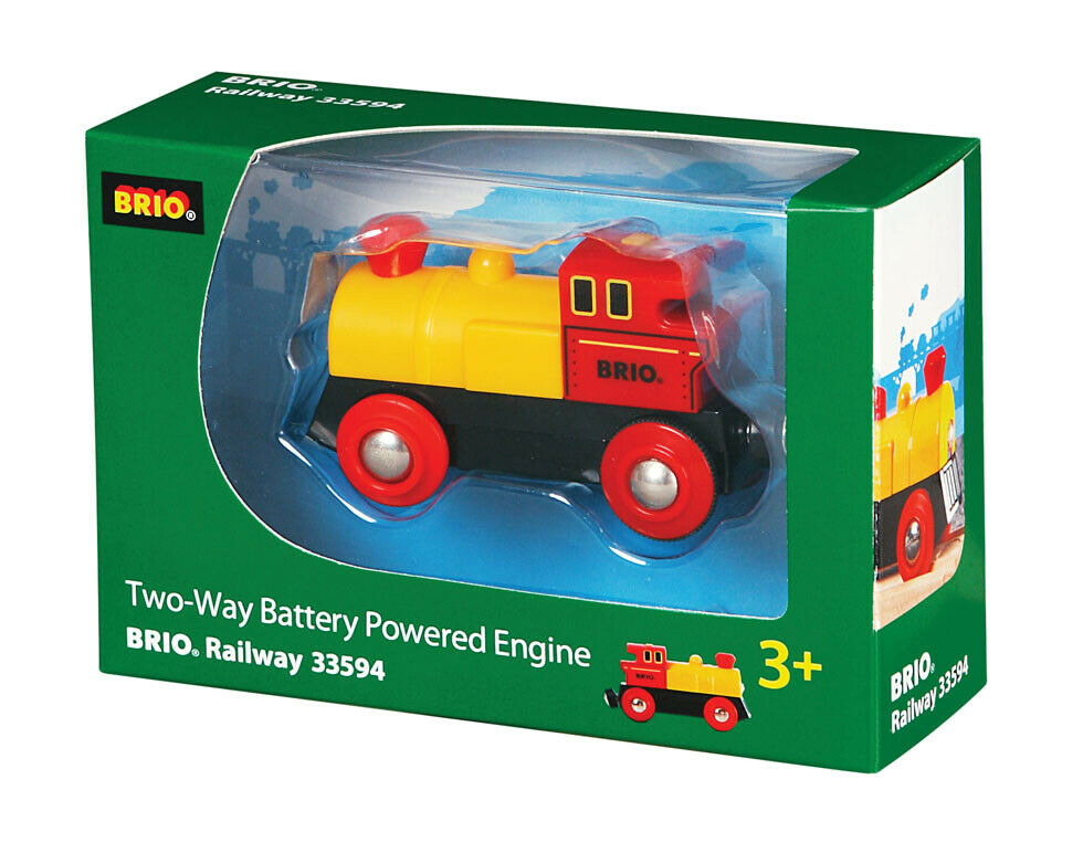 33594 BRIO Two-Way Battery Powered Engine Train Railway Battery Function Age 3+
