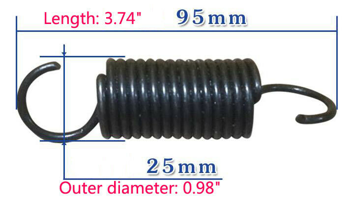 Tire Changer Torsional Spring 25mmx95mm for foot pedal Tire removal machine 1pc