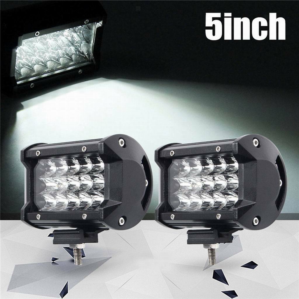 2 Pieces Universal LED Car Work Light Spot Beam Boat Driving Lamps  36W
