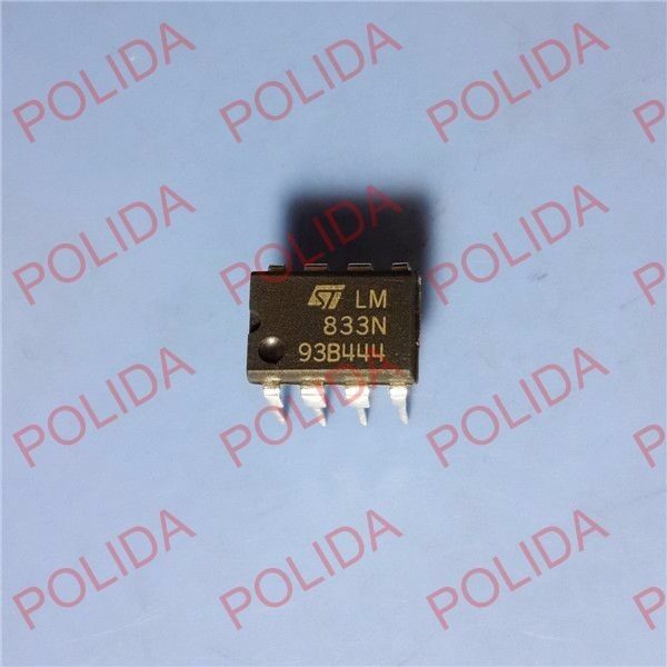 10PCS AUDIO OP AMP IC ST DIP-8 LM833N