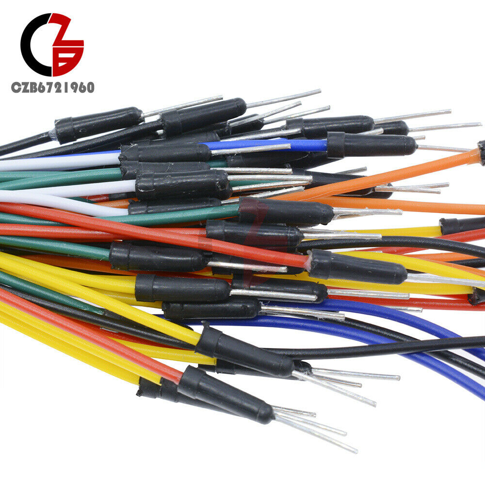 65PCS Breadboard Wires Jumper Cable Male to Male Solderless Flexible For Arduino