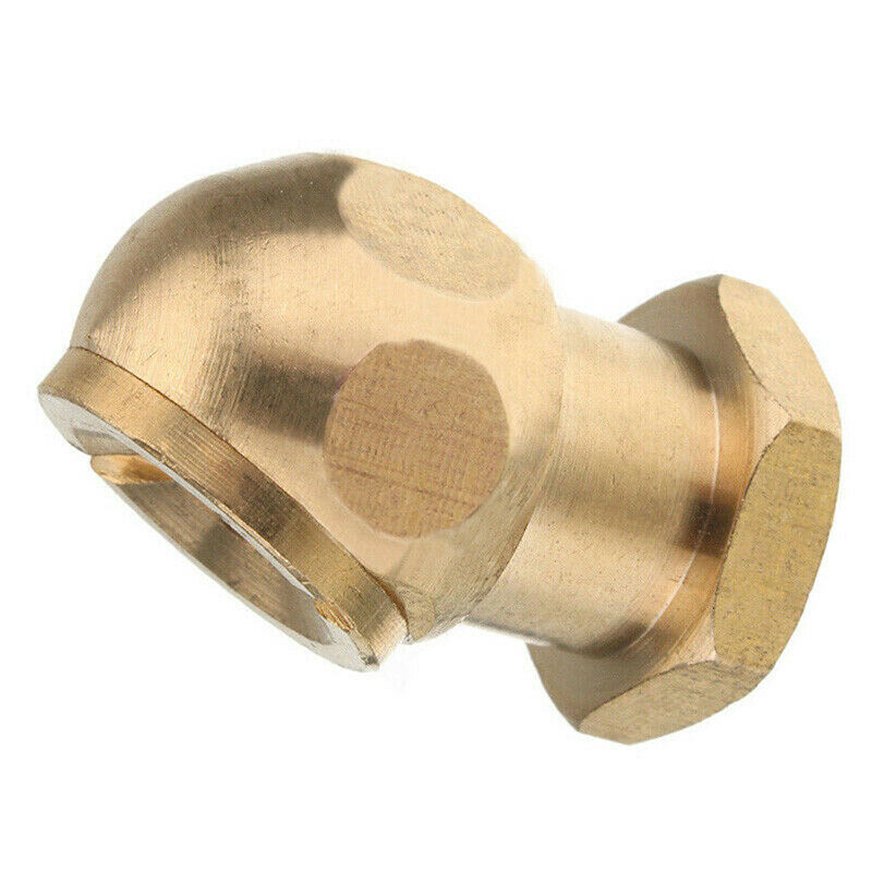 1/4" NPT Golden Tyre Inflator Valve Connector Air Chuck Ball Tire Clip Lo.l8