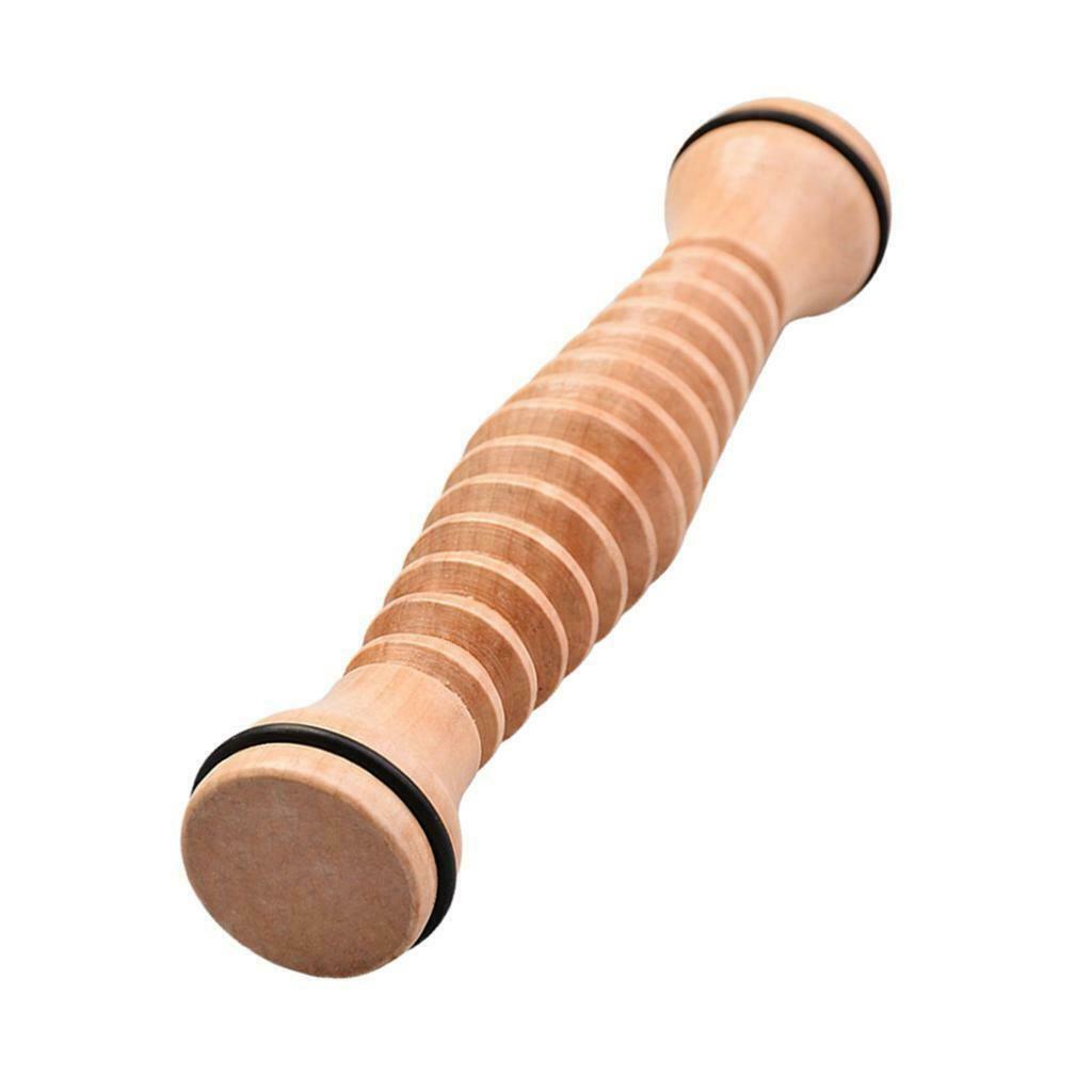 Wood Foot Roller Massager Deep Tissue Massage Relaxation Relieve Foot Pain