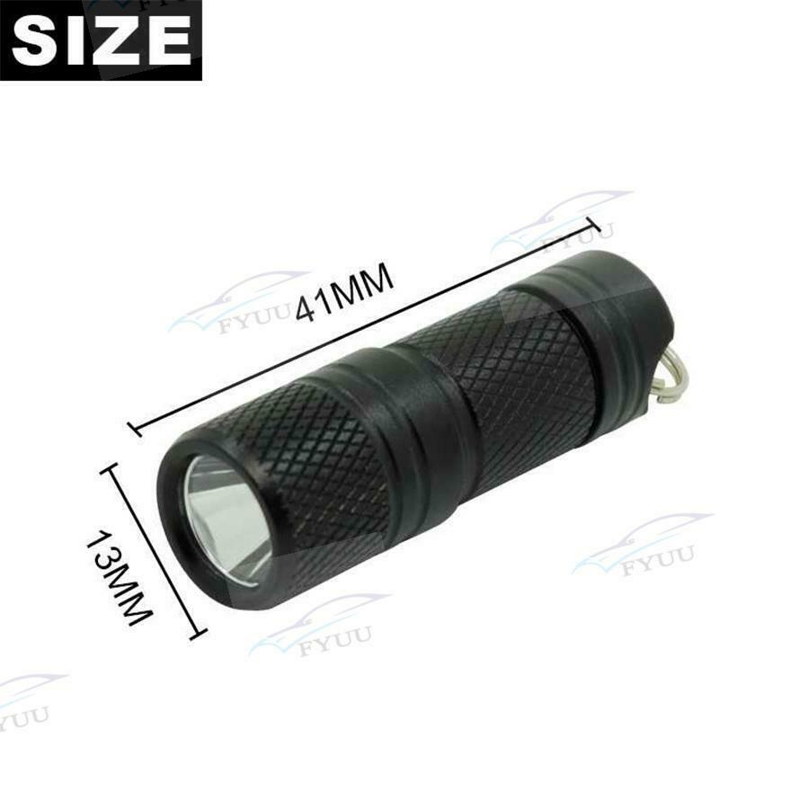 1* Portable mini keychain flashlight USB LED Flashlight Key Holder Pocket Key