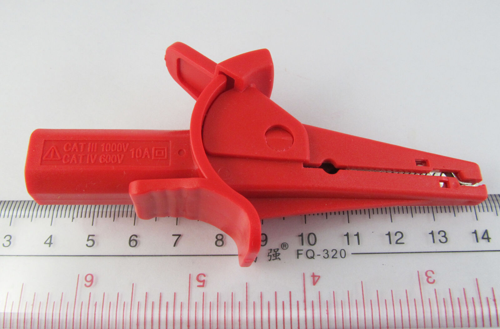 4 Colors Long Jaw Safety Alligator Clip to 4mm Banana Jack Insulated Test Adapte