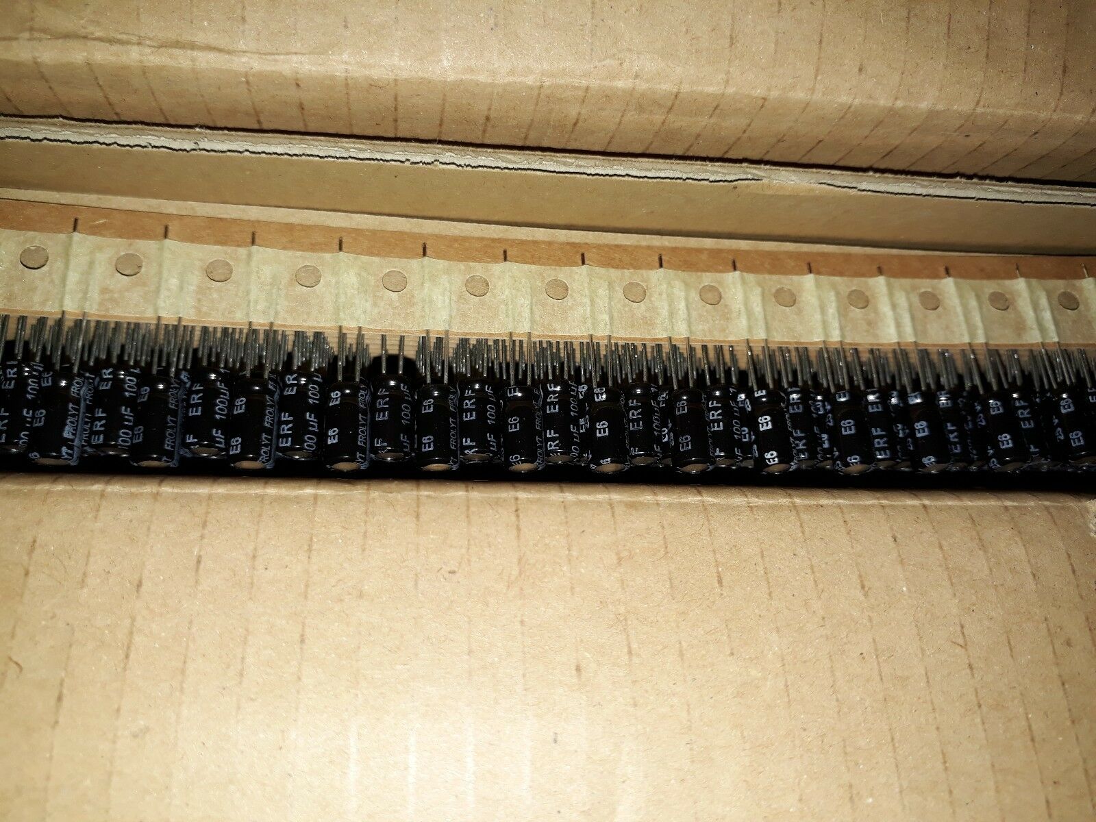 100pcs NEW FROLYT ERF 100uF 25V 105C LOW ESR LONG LIFE CAPS FOR AUDIO!