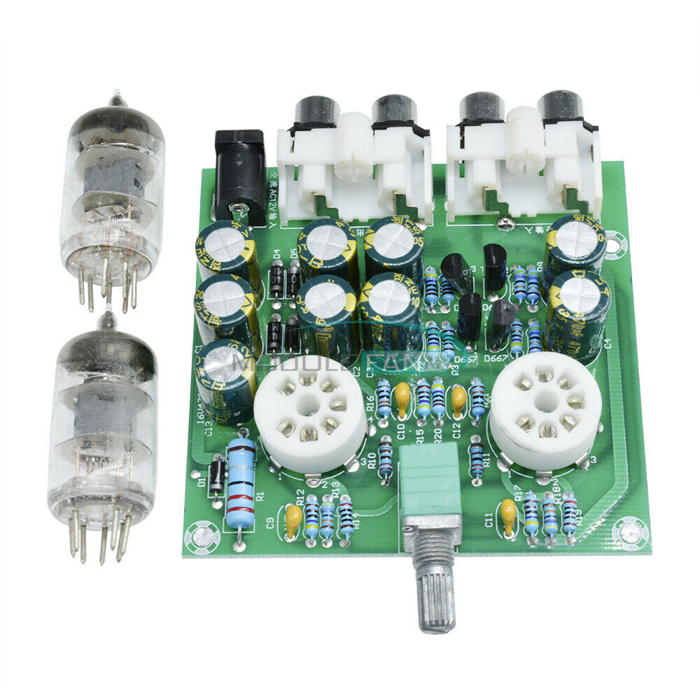 6J2 Valve Pre-amp Tube PreAmplifier Board Bass on Musical Fidelity X10-D Circuit