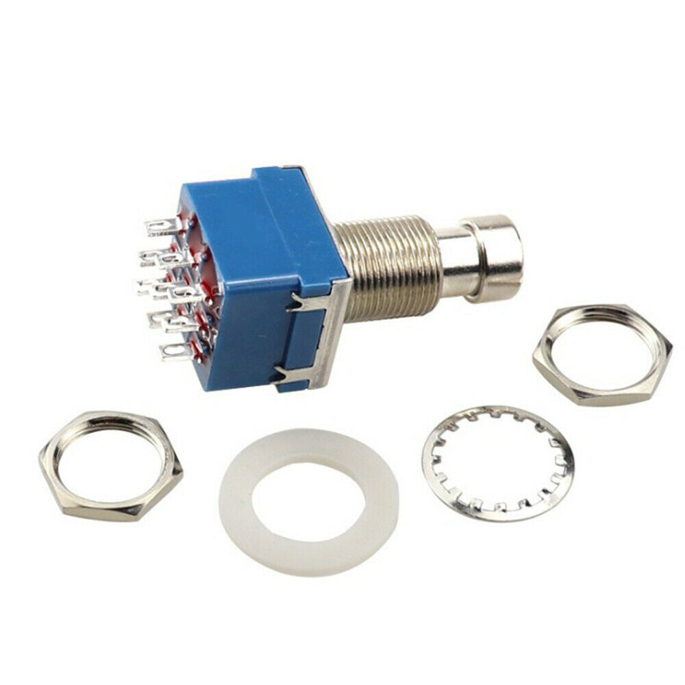 5Pc 3PDT 9PIN  Electric Guitar Effector Foot Switch For DIY Guitar Effects Pedal