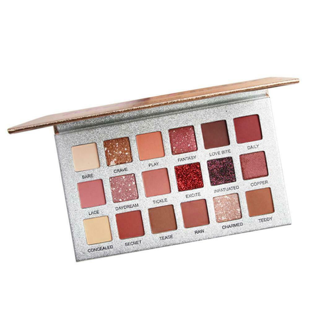 18 Colors Matte Eyeshadow Palette Mermaid Smudgeproof Eye Makeup Powder Set