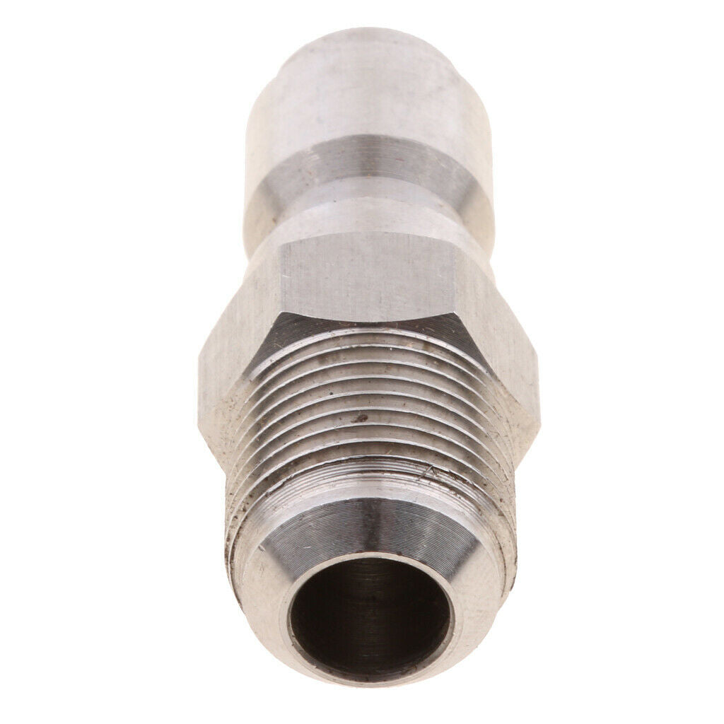 2x 3/8" Stainless Steel Connector to 15mm Male &Female Pressure Washer Hose