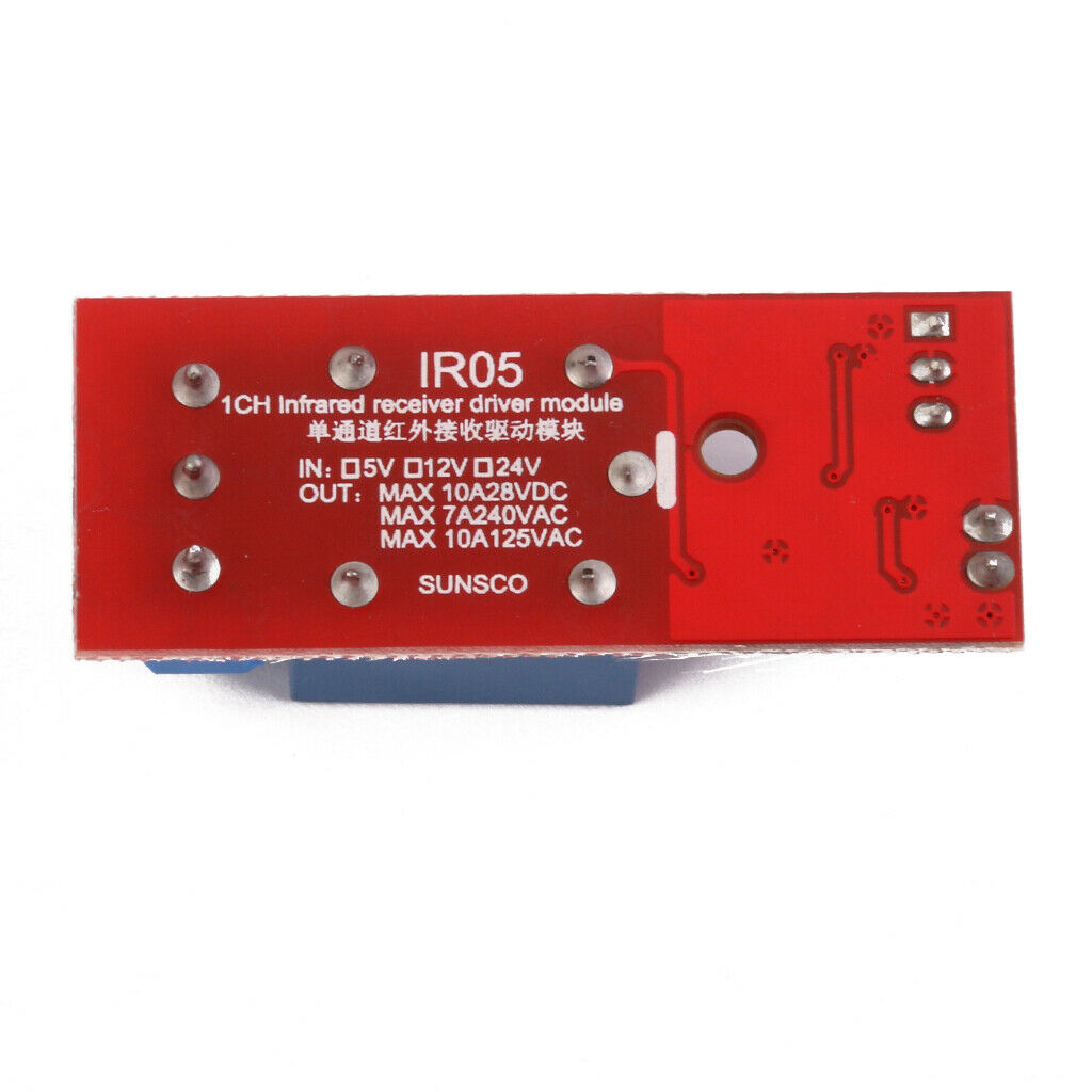 1CH 12V Wireless LED Relay Driver Self Locking Module with Infrared Remote
